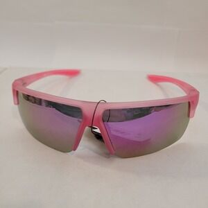 Body Glove Sunglasses Womens Matte Pink Polarized Mirror Shield BG07 L00325
